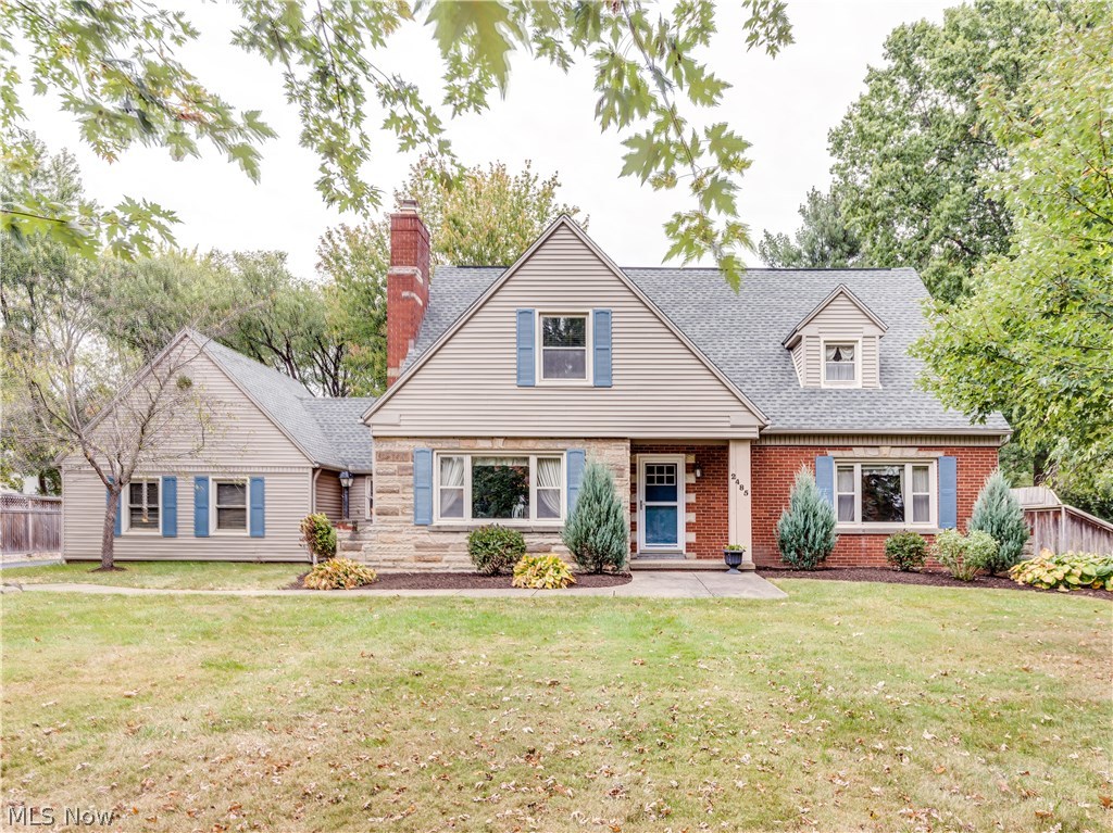 Enjoy this Fairlawn Heights center hall expanded Cape featuring 4 bedrooms, 4 baths and 3425 sq ft of living space. Has a semi open floor plan that offers plenty of space for gatherings including a beautiful formal dining room with french doors. The large kitchen and eating area connects to a vaulted sitting room overlooking both the front and rear yard. 1st floor bedroom could be used as an office or den. Master suite with double closets, bump out nook and vaulted private bath w/jetted tub. Generous sized bedrooms, finished lower level with built-ins, fireplaces, glass block windows and a cedar closet for storage. Partial fenced-in backyard, paver patio for your enjoyment. 2 car attached garage plus attic storage. 2 custom murals in childrens' room done by local artist. Updates include: furnace 2016, roof 2012, H20 2011, front door 2017, range/oven and microwave 2017. Other feathers include reverse osmosis, security system, and whole house fan. So much charm throughout this home prese