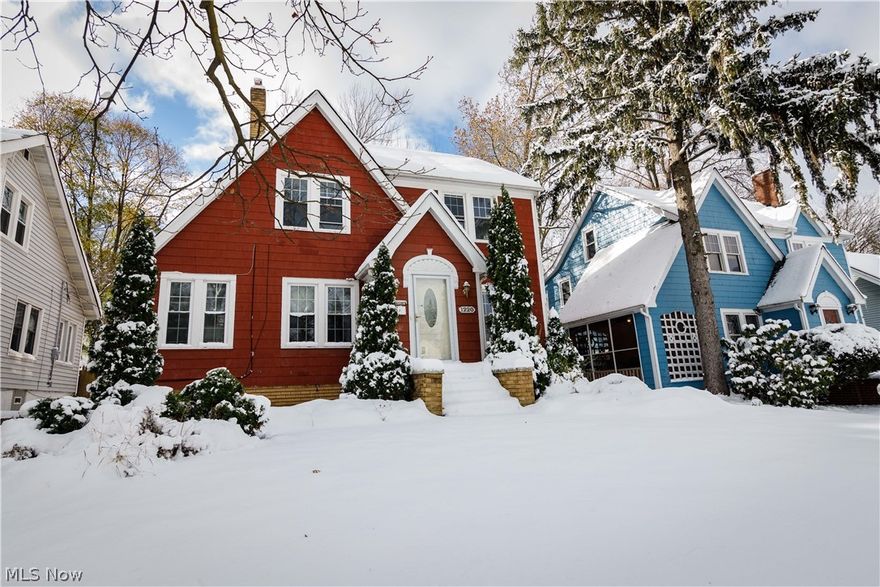 Amazing beautiful colonial 3 bedrooms and 2 bathrooms located in a nice neighborhood in Cleveland Heights will excite and amaze! There are hardwood floors on the main floor. Enter the home and enjoy welcoming natural light. The spacious eat~in kitchen includes all appliances, has plenty of cabinet space, and beautiful marble counter tops to accent this large kitchen. The home also has a nice sized dining room with a cozy fireplace with direct access to a large deck that overlooks the backyard. This home has plenty of space, to relax or entertain. 3 nice-sized bedrooms upstairs with a full luxurious bathroom. This home is located near shopping, restaurants and public transportation. Just moments to Downtown Cleveland, Cleveland Clinic, Case Western, and University Circle. Call today for your private showing!