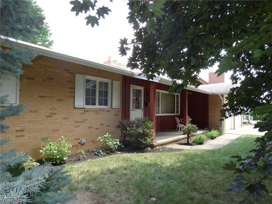 In Harter Heights this lovely brick ranch has so much to offer. With over 1600 sq ft this spacious three bedroom two and a half bath home will meet and exceed your expectations. You've been searching for a  first floor laundry and we have one right off of the fully applianced kitchen with dinette.  A large and inviting living room offers a gas log fireplace.  The family room also has a fireplace and  sliding doors  to a inviting  rear yard. If you choose the family room is large enough to use it as a combination Formal dining area along with family room seating.  15x12 first floor owners suite has its own full bath.  The unfinished basement offers endless possibilities for game room or hobby areas.  Don't delay you'll want to be the first to view this quality built home.