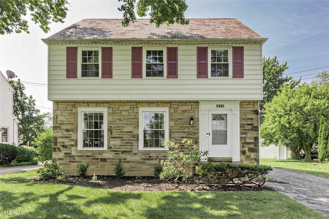 Charming and Thoughtfully Updated University Heights Colonial! Welcome to 4030 Silsby Rd—cute as a button and ready for new owners! This charming, updated 3-bedroom, 1.5-bath home offers nearly 2,200 square feet of finished living space and a wonderful blend of 1939 character with fresh, modern updates. Step inside and enjoy the bright, welcoming interior, freshly painted in June 2025, with LTV in the living room, dining room, and kitchen (new 2025), refinished hardwood floors on the second floor (Fall 2021) that highlight the home’s warmth and style. Recent major mechanical upgrades include a new furnace, AC, and water heater (Fall 2023), plus all-new water lines (Spring 2022). The kitchen shines with quartz countertops, sink, faucet, and a never-used stove (all June 2025), and flows easily into both the eat-in area and a formal dining room with built-in glass shelving. Both bathrooms have been stylishly updated, including a full bath remodel in Spring 2022. Ceiling fans were added upstairs (Summer 2021) for extra comfort, and two upstairs bedroom windows were replaced in Summer 2022. The front entry and screen door were replaced in October 2024, and the rebuilt front steps (June 2025) welcome you with curb appeal and stability. A charming, enclosed porch off the back leads to a spacious backyard, perfect for entertaining or relaxing. The partially finished basement (refreshed February 2024) offers extra living space and versatility, including a dedicated exercise area with rubberized flooring and custom-built shelving for storage. Located near shops, restaurants, and JCU, this home is bright, cheerful, and updated! Hurry for this one!