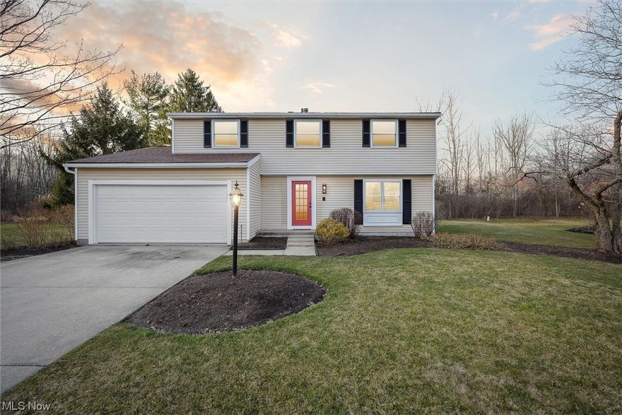 Welcome to this STUNNING Colonial in Stow! Step into the beautiful living room that boasts two large windows along with fresh paint and new flooring throughout. The living room opens up to the dining room that has gorgeous wainscoting. From the dining room is the impressive kitchen complete with new gray and white soft close cabinets, stunnng granite counter tops, stainless steel appliances, and a subway tile backsplash. The kitchen opens to the family room that has an impressive wood burning fireplace! As a bonus off the family room, you will walk onto your enclosed deck to enjoy those warm nights. Upstiars is complete with four nicely sized bedrooms including the master with an en suite. Located minutes from Silver Springs Park, bike trail, route 8 and shopping. This home is ready for you to move in today!