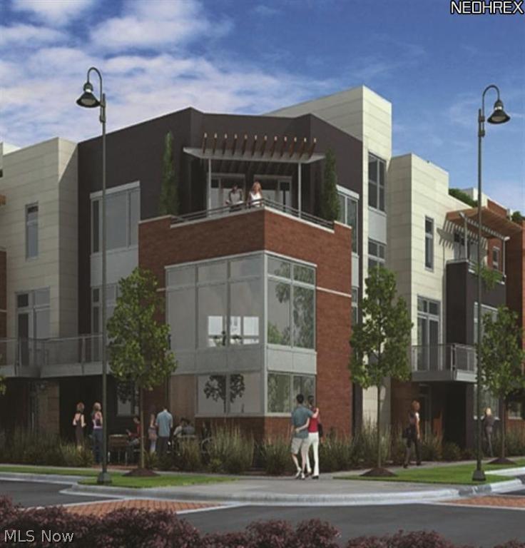 This stunning townhome will be the talk of the town! Nearly 3,000 square feet of luxury awaits you in this modern floorplan, featuring a large lower level den or office w/optional powder room & optional lower level terrace. Your main floor, which boasts a bounty of windows that overlook Lake Erie & the city, is meant for entertaining! A kitchen outfitted for a chef with a large center island & space for seating, granite countertops, stainless steel appliances, bamboo hardwood, & more! Your dining room & great room open on to a deck where you can continue to take in your beautiful views. The guest suite will have a wall of closets and its own hall bath. The owner's suite will have a private terrace with more views of Lake Erie and the city, along with a sitting area, spacious walk in closet, and private bath, which features an enclosed tile shower, soaking tub, and dual vanities. The 4th floor features an additional outdoor space with a rooftop deck and optional wet bar. To be built.