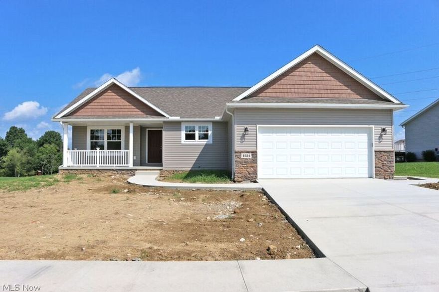 New Construction! Beautiful 3 bedroom (split bedroom plan) ranch home with 2 full baths and open floor plan.  Situated on cul-de-sac street in Wooster's north end.  House is now complete with landscaping and lawn to be installed soon.