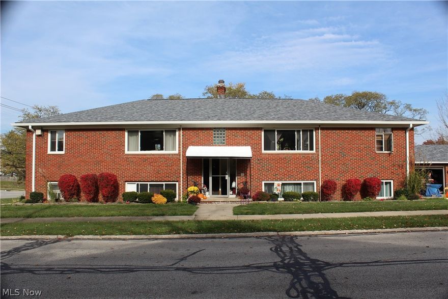 Beautiful turnkey investment. Four suite brick building currently 100% occupied.  All leases are up at the end of May, 2022.  Long-term tenants. Three 2-bedroom units and one 1-bedroom unit.  Impeccably maintained with new roof, 4 new furnaces, and 4 newer hot water tanks. Brick and block, 4-car garage with concrete drive in excellent condition. Pride of ownership. Great location on bus route to downtown.