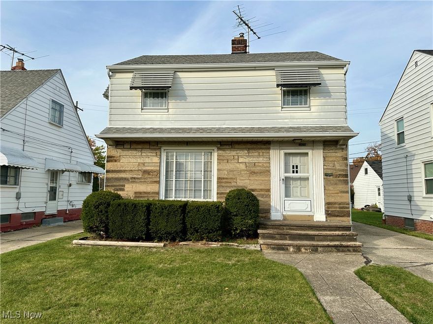 This 2 bedroom colonial in beautiful Euclid, OH offers an excellent opportunity to own your own home at an attractive price point or add to your investment portfolio. Major mechanicals such as the furnace, a/c, and hot water tank have been updated in recent years.   The roof is estimated to be roughly 10 years old.   Move right in and update the interior as you go! 2 bedrooms and 1 full bath are located on the second floor and an extra shower, sink and toilet are located near the laundry area in the basement. Close to schools, parks, hospitals, shopping and restaurants.  Easy freeway access to I-90 and Route 2.