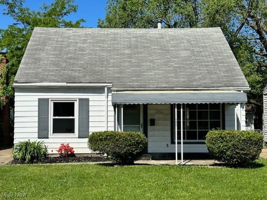 Come see this 3 bedroom 1 bath cape cod in West Cleveland. Home has some new flooring and paint and is ready for its new owner. This property is eligible under Freddie Mac First Look Initiative through 12/22/24. As is Sale. Buyer will need to verify all information. Buyer or buyer's agent responsible to check all Building, Zoning, EPA, DEA, Tax Dept or any other requirement for intended use. Buyer to pay for inspections. Earnest money to be a Cashier’s check. Subject to clear title.