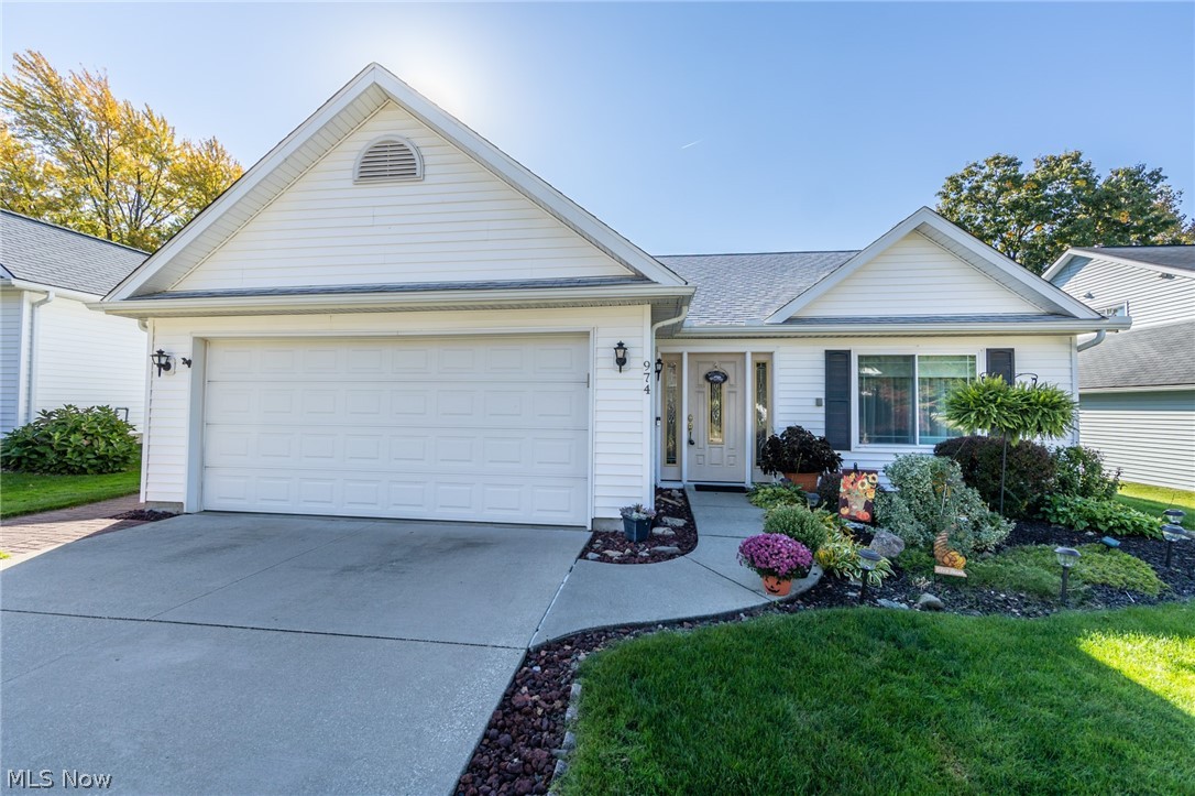 An exquisite Cuyahoga Falls ranch, on a cul-de-sac, with updates galore. This lovely 2 bedroom, 2 full bath home has a 14x12 master suite with updated bath. The newly renovated eat-in kitchen features granite countertops, stainless steal appliances, and ceramic floors. Additional space is available in the 12x12 sunroom, that opens to a brick patio. A new fence was installed in 2021. The many updates include a roof '22, windows, HVAC, kitchen, baths, and much more. There is an attached 2 car garage, and a shed.