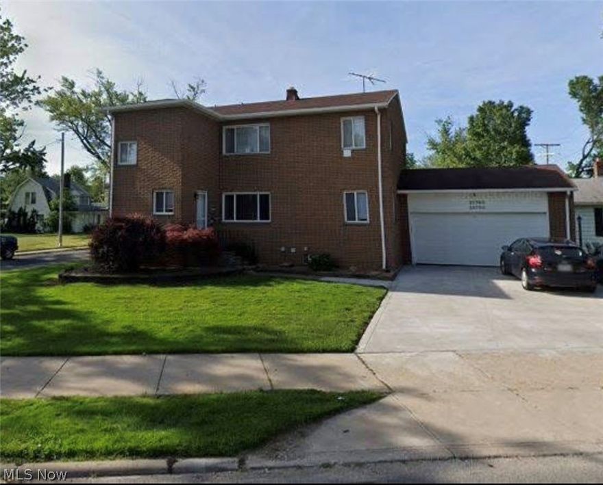 Location, location, location for Investor or owner occupant this Home sits right across the street from Lake Erie, and walking distance to the ever developing city of Euclid downtown. This two family has been updated over the years, each kitchen, boasts, stove, refrigerator, dishwasher and central air! First floor unit is occupied with long-term tenant second floor is vacant and is in need of additional updating. With a brick exterior and vinyl windows this home will be low maintenance for years to come.