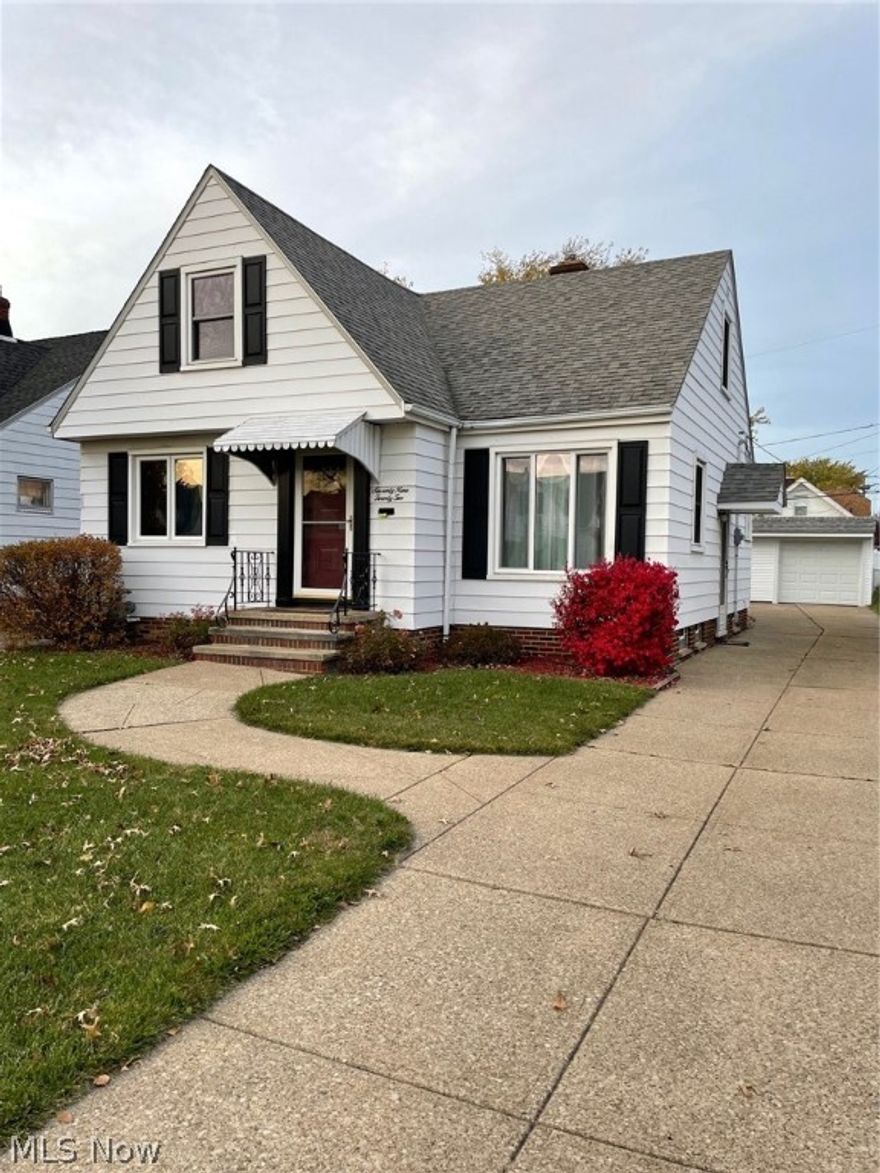 What a great find! Much larger than it appears. Large eat in kitchen with plenty of storage and appliances. Formal dining room addition off of kitchen with sliding glass doors lead to fenced in yard. Two bed rooms on first floor. Updated main bath. Large living room with bay window plywood under carpeting. Huge dormer bedroom with built in drawers cedar lined closets tons of storage and a updated half bath. Ceiling fans through out. Finished water proofed basement with 95% furnace and extra room partially plumbed. Water proofed (2002) Roof (2003) Main bath (2005) Garage roof (2006) Stanek windows/doors (2007-20011) Furnace/air (2010) Garage door (2010) Ceiling fans (2018) Up bath (2020) 100 amp Panel box (2006) Garage rewired (Nov. 2021) Kitchen floor (2015) Dining room floor and patio door (2012). One year home warranty