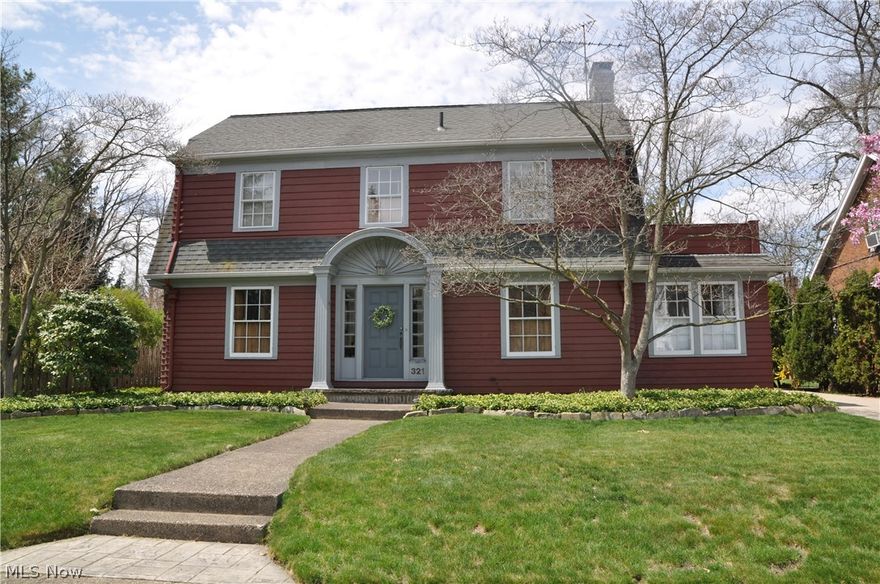 Exceptional, well maintained 3-5 bedroom Colonial w/1 full bath & 2 half baths, large living room w/fireplace, formal dining room, family room overlooking beautiful fenced back yard, office/sunroom, 3 spacious bedrooms, 1.5 baths on 2nd floor & 2 bedrooms on 3rd floor. Lovely hardwood floors & spacious rooms throughout. Move-in condition!