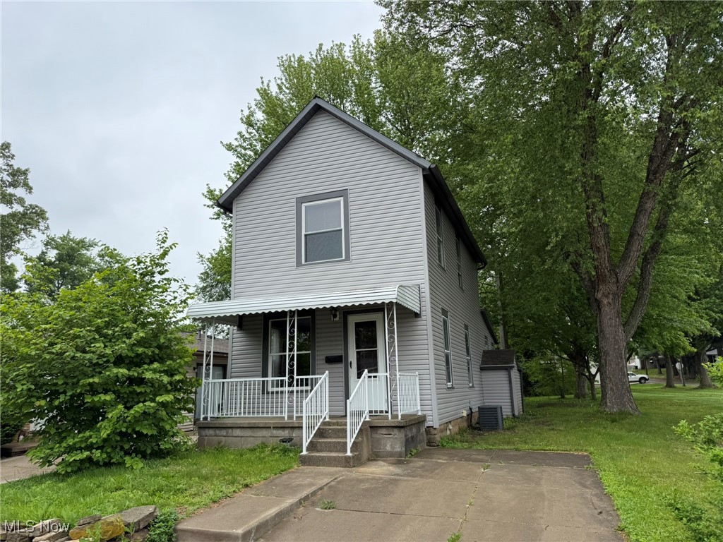 For rent-well maintained 2 bedroom vinyl sided home. Kitchen includes range and refrigerator and opens to the breakfast nook. Full basement with laundry hook-ups. Gas heat with central air. Vinyl replacement windows. No pets, No smoking. $45 application fee per adult for credit and background check. Tenant to pay all utilities. 12 month lease with $825 deposit due at lease signing.