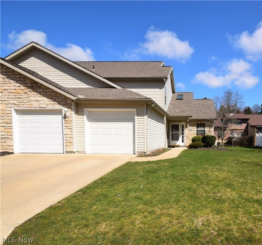 Welcome to 140 Falls River Road in Munroe Falls! This lovely 3-bedroom, 2-bathroom is an absolute gem with countless updates throughout. The eat-in kitchen has new flooring, trendy cabinets, stainless steel appliances, a beautiful backsplash and lovely counter tops. The spacious living room has high Cathedral ceilings. Lots of windows allow natural light to shine through. Master bedroom has a large, walk-in closet as well as a spacious bathroom. Back concrete patio has a covered pergola and overlooks a river; securely fenced-in area. Don’t miss out on this gorgeous home!