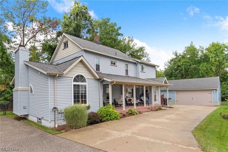 Charming colonial style home conveniently located just minutes away from local schools & Bacci Park. A large front porch welcomes you home with enough space to accommodate an outdoor furniture set for those long Summer nights. The large family room has hardwood floors, a stone wood-burning fireplace, & high ceilings. The home's spacious eat-in kitchen has timeless granite countertops, a center island, stainless steel appliances, & a light filled spot for a family dinner table next to a bay window. There is direct access to the back deck from the kitchen which is perfect for families that like to cook out on the grill. A dedicated office with built in cabinetry & desk, and a powder room are also situated on the main level. The master bedroom is upstairs and features vaulted ceilings, many windows, en-suite bathroom with large tub, & a walk in closet. There are two neighboring secondary bedrooms that share a bathroom with a shower/tub combo. The square footage is extended down into the p