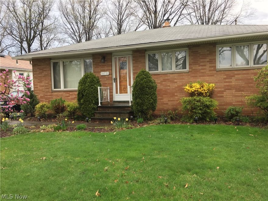 Welcome to this charming brick ranch in West Park* Beautifully landscaped front and back yard*  Lots of natural woodwork* Lower level has finished rec room with fireplace and 2 extra rooms that could be used for extra bedrooms or office. Newer carpet in rec room.. Glass block in basement * Lower level has bath facility. New garage door.. Newer driveway.. Newer C/A and 93% furnace. Gorgeous home.. Must See!
Located minutes from I-71 and I-480