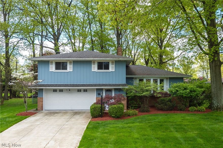 Step inside this beautifully maintained and updated home in sought after Seven Hills. In the last ten years the proud home owners put on a  roof and some gutter guards, installed a nature stone patio with a retractable awning and Timber Tek deck for your summer enjoyment , installed insulated garage doors and patio sliders,  front door and driveway. Now let’s go inside to see the remodeled kitchen, newer windows including a  bay window in living room, newer laminate floors in living room and dining room and glass block in the basement.  This home has been freshly painted on the first floor. You will also find a jetted tub in the main bath and a beautiful brick fireplace in the family room . Be sure to see this beautiful home!  Home warranty is included.