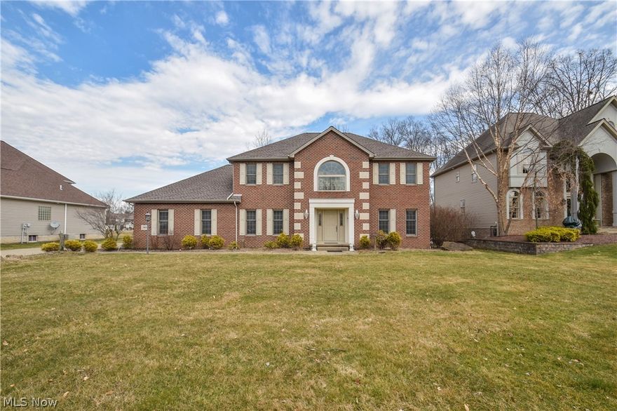 Stunning curb appeal on this custom built 2 story home situated in Fox Den Development. Take a step into the 2 story foyer that leads into the formal dining room with tray ceilings. Great room features soaring ceilings with gorgeous windows surrounding the stone fireplace. French doors open to an additional room perfect for an office or separate sitting area. Open kitchen with dinette leads to a private deck with views of the woods. Hosting 4 bedrooms and 3 bathrooms, this house has everything you need to call home. The stunning master suite offers a walk in closet, soaking tub and beautiful tile shower with glass door and shower panel. Beautiful oak trim and doors throughout. The full basement could be tastefully finished to allow for more living space. Attached 3 car garage. 1st floor laundry! This amazing home offers abundant spaces for everyday living and entertaining. Tons of updates. MOVE-IN-READY!  Call to schedule a showing !