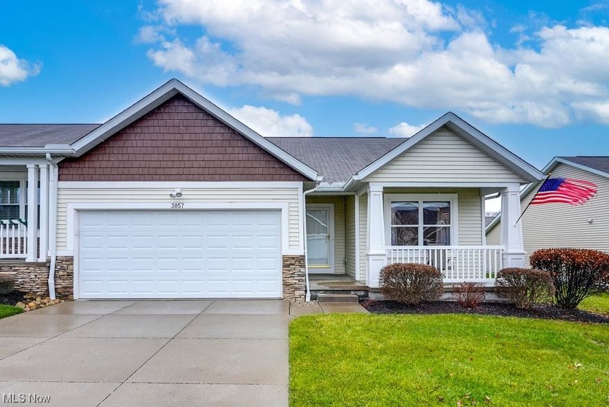 Don't miss this opportunity to own a spacious ranch with two bedrooms, a master suite with a huge walk-in closet, and a large full basement waiting for your finishing touches. This condo features a 2 car attached garage and an open floor plan that makes it ideal for entertaining. Enjoy the convenience of all first-floor living in a wonderful community.