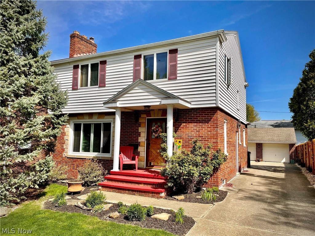 Pride of Home ownership is evident in this quality built Boulevard Colonial. There's a completely remodeled kitchen with gorgeous (off white) traditional cabinetry with lots of extras including storage drawers and custom pull out can and spice storage. This beautiful kitchen is set off by sophisticated white & black granite countertops set off by 4" traditional subway tile backsplash. There are beautiful exposed hardwood floors in Kitchen and Formal Dining room (installed in 2011) , This seller installed tasteful ceramic flooring in Sun Room 2nd Floor Bath & Foyers entry. The Full bath was remodeled in 2017. Virtually every first floor window replaced with quality replacement windows in 2017. There are 2 wood burning fireplaces (living room and Recreation room). The Living room fireplace is gas log. Seller added "rain glass" windows in kitchen & stairwell for privacy. The are two laundry chutes, Featuring a huge walk up attic and seller had duct work professionally cleaned in 2020. Se