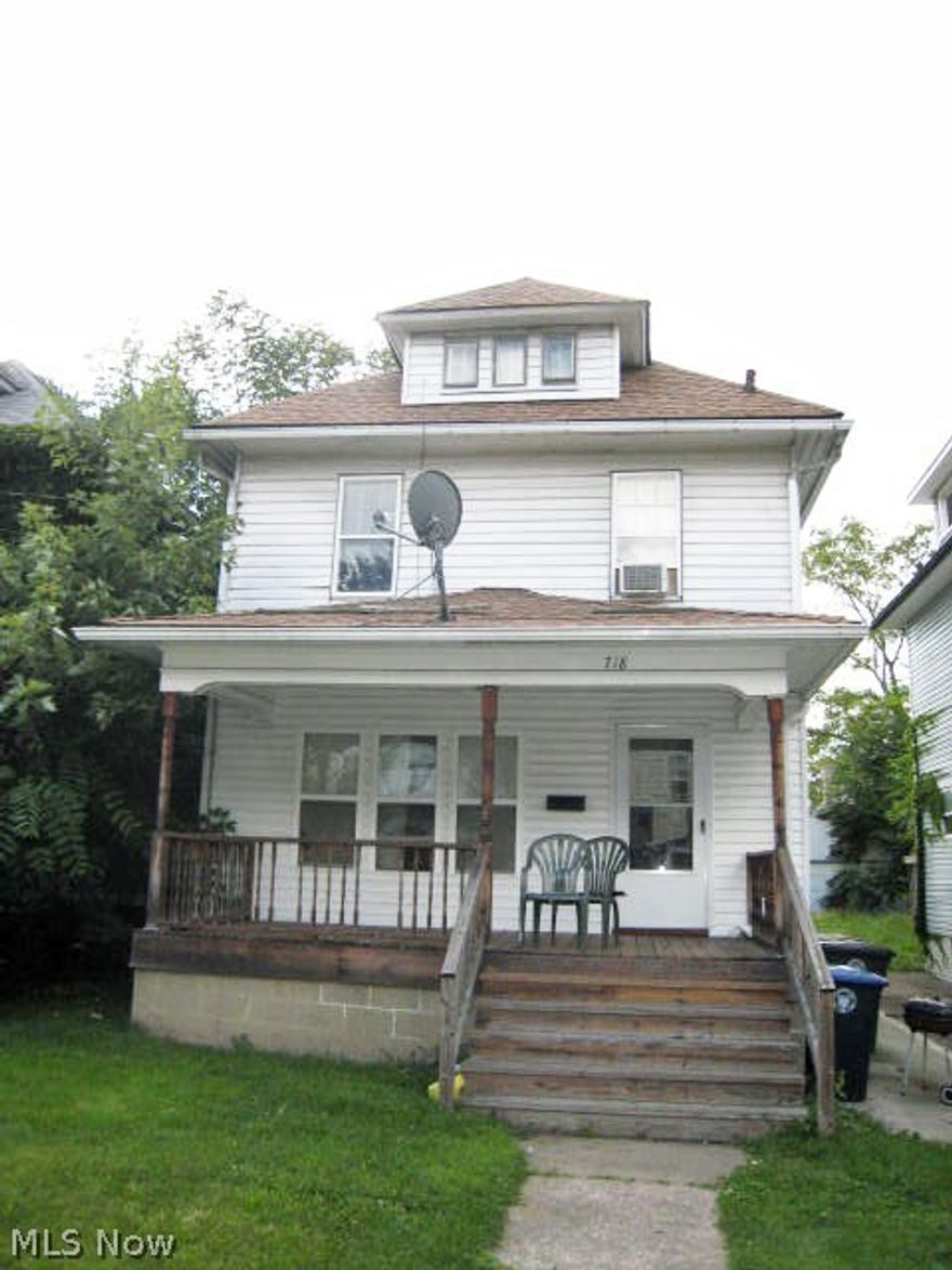 Priced to sell!  Large 4 bedroom home ready for your finishing touch or use it as a rental.  Property is being sold as is.  Two car garage.  Both the house and garage have been sided, newer concrete, newer plumbing.  Great opportunity!  Check it out today!