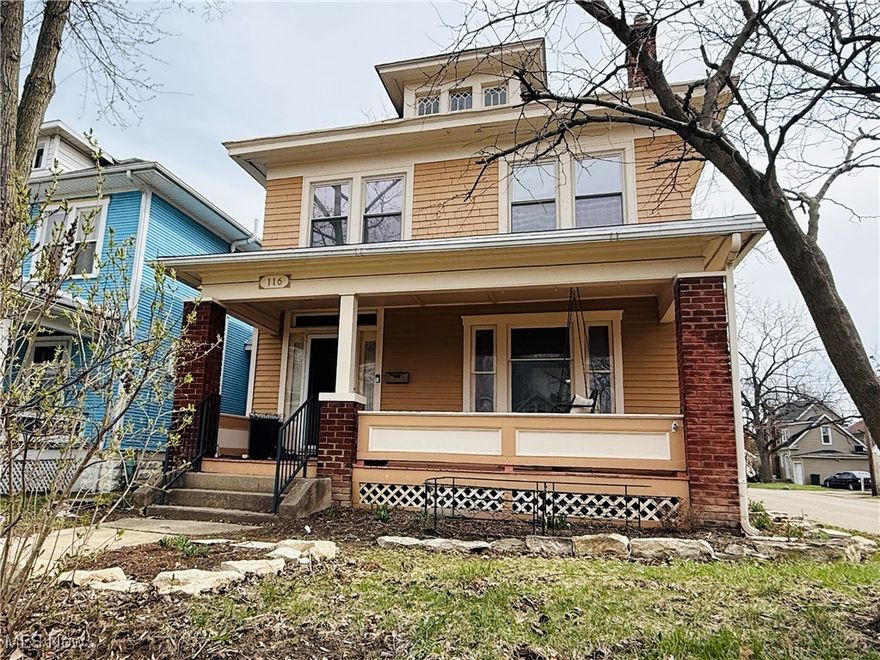 This charming two story home boasts gorgeous hardwood floors and original woodwork throughout in addition to stained glass window accents. Featuring 3 BR (possible 4th BR with bonus finished attic space), 2 BA, formal living and dining both in addition to a flex space on 1st floor that could be used for multiple Buyer needs (home office, 1st floor bedroom, etc). Plus, this one includes a full basement for needed storage, with a newer furnace and AC! Back yard is also fully fenced. You won't want to miss this one. See A2A remarks and schedule your showing today!