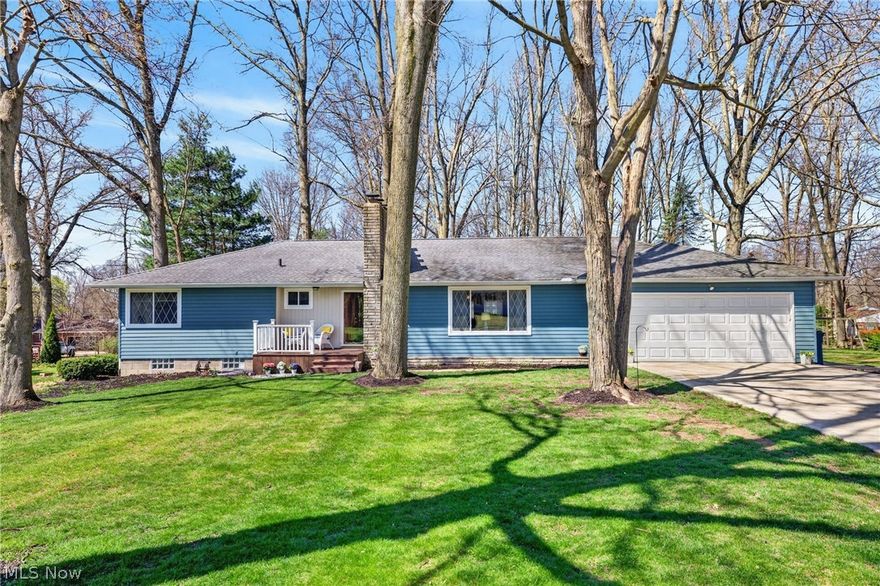 Just in time to enjoy all Summer long. This well maintained ranch homes sits under beautiful mature trees creating a shady spot to sit under to get out of the summer heat. When you're not enjoying the spacious backyard and deck, inside has three bedrooms, 2 full baths, large kitchen, great formal dining room, a perfect sun room on the back for morning coffee or evening drinks, a playroom or entertainment space. In the large living room you'll find a working fireplace that crackles all winter log and sets the the scene for the holidays. The basement runs the whole length of the home with an outside door, that is waiting to be made into whatever kind of space you can imagine. Disclaimer: Listing Agent is Related to the Owner.