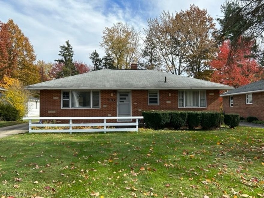 Looking for an all brick ranch located just minutes to Rt. 8, shopping, and restaurants?  Do you have the vision and desire to add some sweat equity in this property to make it YOURS?  Then don't let this opportunity pass you by!  This owner has lived and cared for this home for over 60 years, it has great bones but needs a little cosmetic love.  Hardwood flooring in the living room and all bedrooms, neutral paint throughout and NO WALLPAPER to strip!  The kitchen cabinets look brand new, the oven-although it probably is an antique is SO clean and hardly used!  Great basement with tons of potential to add additional living space, if you desired PLUS there is a full bathroom down there too!  Two car detached garage, extra parking and the backyard is sectioned in 2 so you have plenty of green space for play, furry friends or entertaining!  Being SOLD AS IS, seller will make no repairs.  HURRY, schedule your showing today!
