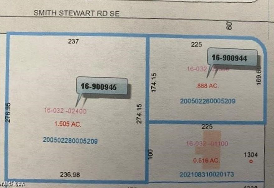 2.4 Acres with 2 Parcels. Well/Septic will be needed. Vienna Township, corner of Sodom Hutchings and Smith Stewart Rd. Parcel numbers 16-900944 and 16-900945. Build your dream house now!
