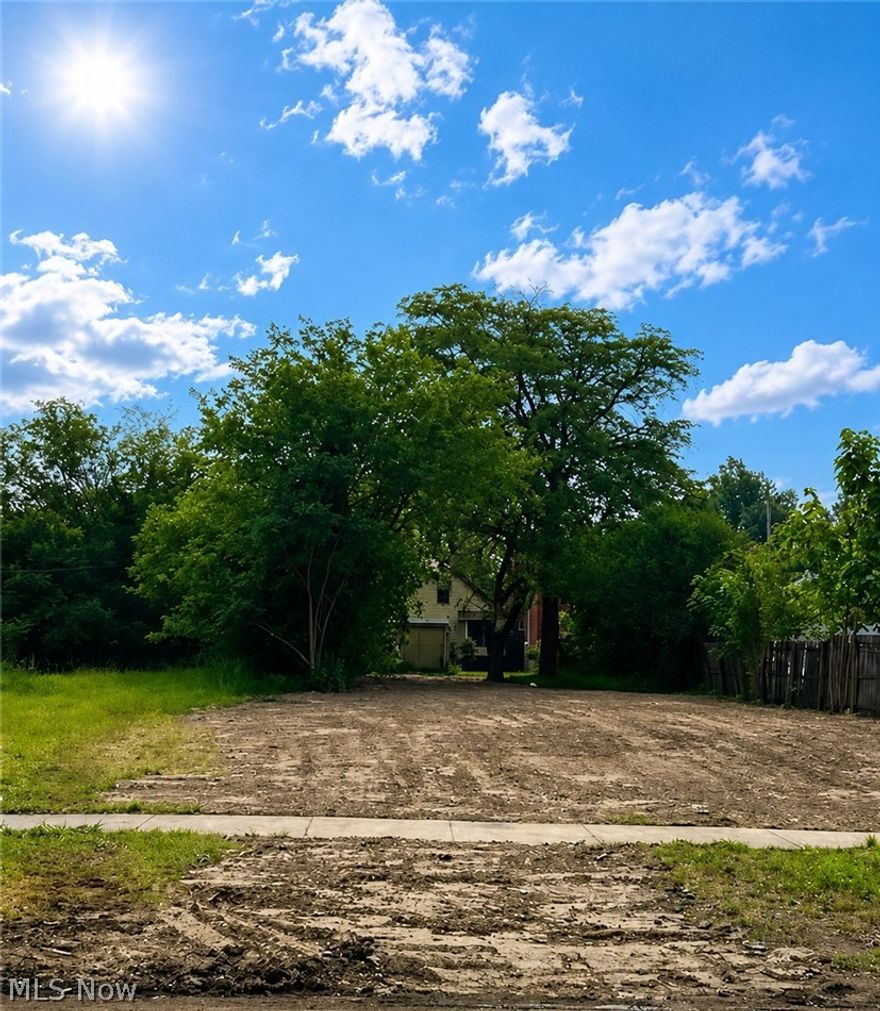 Buildable Lot Opportunity in Cleveland's Mount Pleasant Neighborhood! Great opportunity for investors, builders, or a buyer looking to build a new home in Cleveland’s growing Mount Pleasant neighborhood! This affordable, buildable lot offers excellent potential for new construction in an area experiencing steady revitalization. Utilities are available at the street, with established homes nearby, making it ready for your vision. Bonus Opportunity: the adjacent lot is owned by the Cleveland Land Bank, giving savvy buyers the chance to explore expanding their footprint and maximizing development potential.

Don’t miss this chance to invest in the future of Cleveland. Contact your agent today for more information!