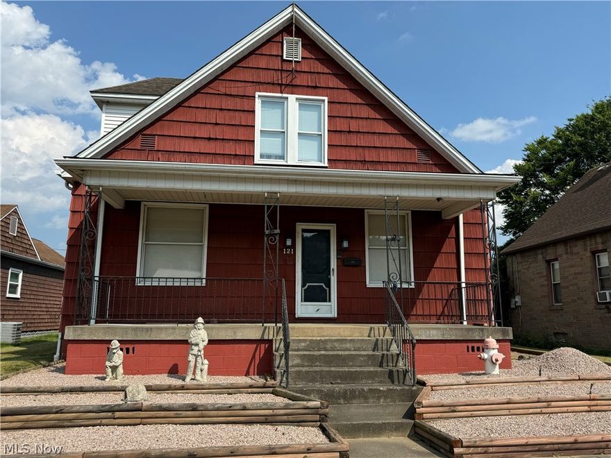 1906 Story and half, three bedrooms, two bathrooms, with a shower in the basement. Bedroom and bathroom on the first floor. Enjoy the original woodwork and the large rooms. Per the seller. The neighborhood is quiet, and he enjoys sitting on your front porch in the nice neighborhood.  Seller has not opened the pool this year, appliances convey in the AS-IS condition.  Yard ornaments do not convey in front yard or rear. Gas and oil rights are leased and do not convey. Garage door closest to alley works but is unplugged. Kitchen Island does not convey.  Doorbell does not work, seller removed wiring on interior, doorbell is still attached to the front of house. Some furniture may be for sale.