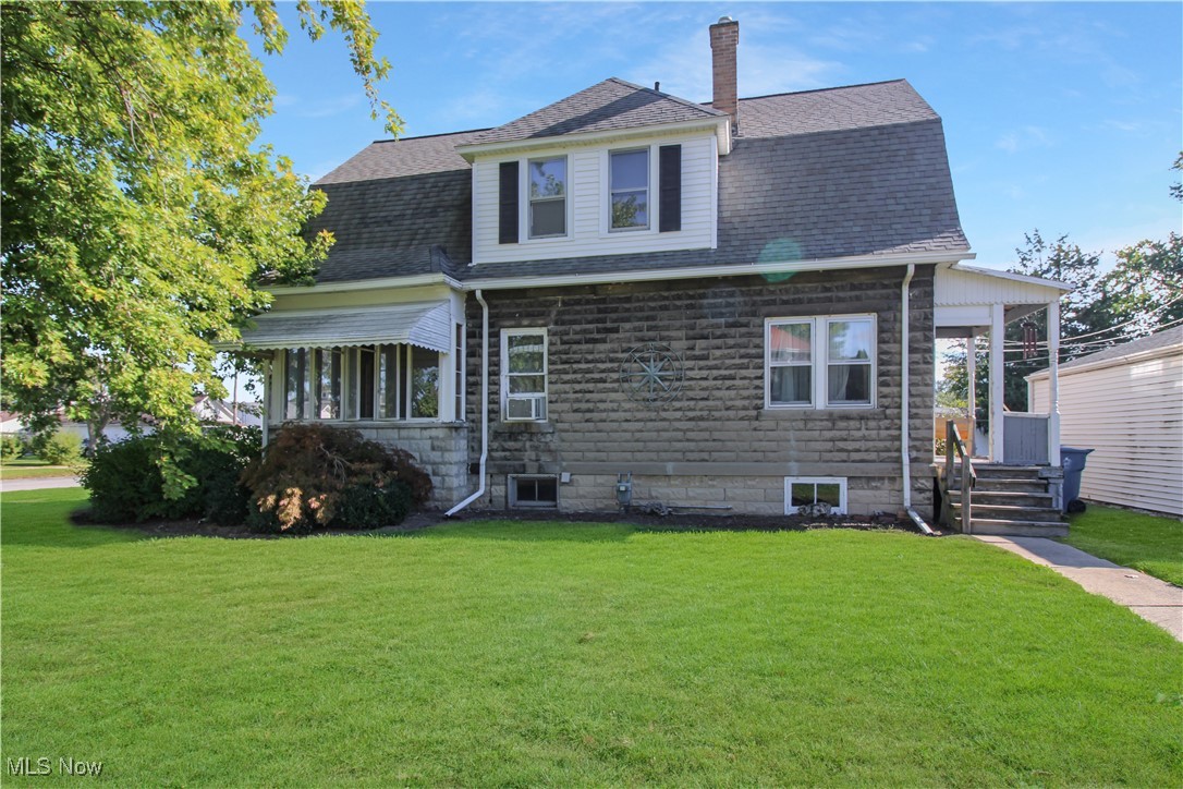 Historic stone charmer located centrally in Port Clinton. Large living room and dining room create a perfect space to entertain or simply relax. The 3 bedrooms and full bathroom are located on the second floor with extra attic space. The bathroom was recently remodeled too! 1/2 bath located on the first floor so your company doesn't have to use the stairs. 2 car detached garage wit