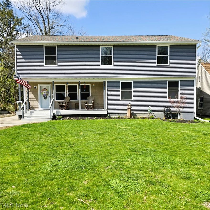 Be first or be sorry! One of a kind six bedroom, four bathroom updated home on a quiet, low traffic street close to the Metroparks. This house was designed by the owner to have multiple suites and living space for many members of your family. Open kitchen has big island breakfast bar, plenty of cabinets, granite countertops, pantry, coffee bar and all appliances stay! Big open dining room with wall of windows. Beautiful hardwood floors. Great room has fireplace and slider leading to the backyard. Additional first floor bedroom would make a nice hobby room or home office! First floor laundry room with plenty of cabinets. First floor owner bedroom has walk-in closet, full bathroom with jetted tub, tile shower and granite top vanity. Second floor boasts perfect situation for additional living suite featuring four bedrooms, full bathroom, laundry room and family room! Finished basement has recreation room with wet bar, workout room, big storage area and full bathroom. Oversized one car garage with storage above. Front covered porch. Fenced yard. Walk to the Metroparks! Approx Ages: Gutters & downspouts 2025. Garage door 2024. Refrigerator 2023. Dryer 2022. Fence, stove, tankless hot water tank 2021. Central air, breaker box, deck, siding, roof, furnace and kitchen 2020. Includes one year home warranty!