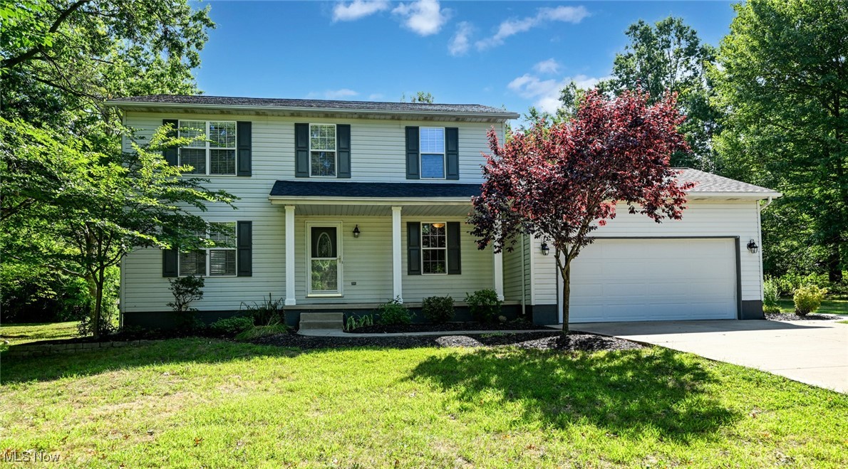 Welcome to this beautifully maintained Colonial in Stow! Featuring 3 bedrooms, 2.5 bathrooms, and over 1,700 sq. ft. of living space, this home offers comfort and convenience inside and out.
Step into the bright living room with a cozy fireplace, perfect for gatherings. The kitchen is equipped with a full suite of newer appliances—including a brand-new dishwasher—making meal prep and entertaining a breeze. Two washer/dryer hookups, one on the main level and one in the basement, provide added convenience for daily living. Upstairs, you’ll find three spacious bedrooms and two full bathrooms.
Major updates provide peace of mind: newer furnace, air conditioner, and water heater, plus a roof just 5 years old. Outside, enjoy the wonderful backyard patio—ideal for relaxing, entertaining, or simply taking in the outdoors. An attached 2-car garage and storage shed add extra functionality.
Situated on nearly half an acre in a desirable neighborhood, this home is close to parks, shopping, dining, and easy highway access. Don’t miss the opportunity to make this well-cared-for property yours!