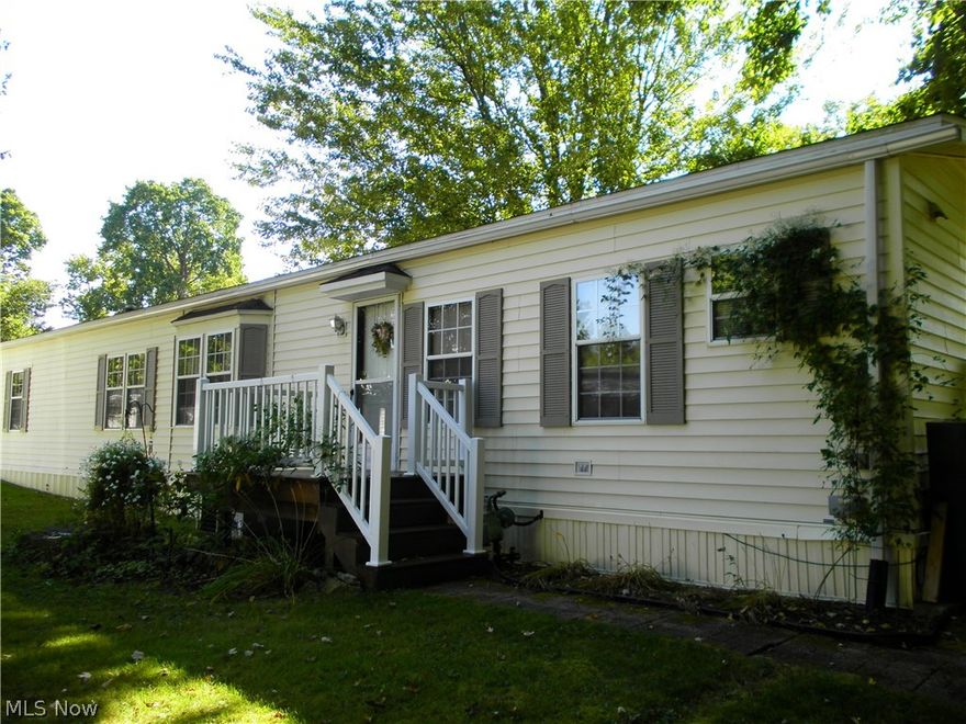 1994 Victorian Mobile Home in Southern Terrace Mobile Home Park.  Home in excellent move in condition.  Features include living room, dining area, kitchen with skylight and all appliances. Master bedroom has private bath. There is a 2nd bedroom and a 2nd full bathroom with walk in shower.  Laundry room includes washer and dryer. Roof shingles approx. 5 years old. Central air, newer hot water tank.  Carport for convenience, patio and deck area, and back porch off laundry room. Storage shed.  Nicely landscaped with perennials and shrubs.  Lot rent $302 per month includes trash removal.  New owners must be approved by park management.