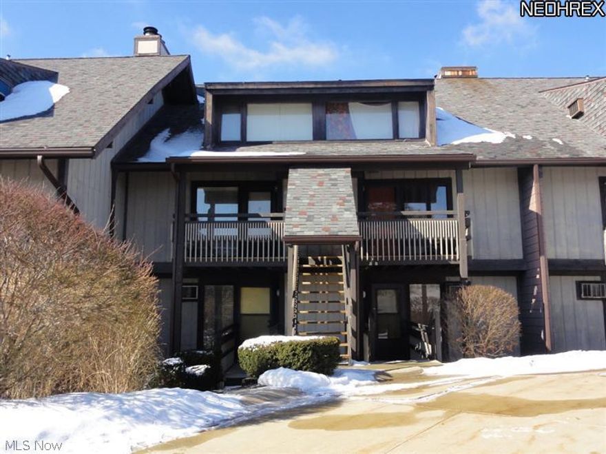 Welcome to 1603 A Treetop Trail. This immaculate 2 bed 2 full bath condo is charming, inviting and full of character.  It is nestled away in the beautiful woods of the Timbertop development and boast an amazing view of the valley off the balcony.  This home has been well taken care of, is clean, neat and move in ready.  Here we have many desirable attributes including vaulted wooden ceilings, a grandiose stone fire place, a fabulous open floor plan, a one car det. garage and ample space to enjoy friends and family.  This is a great opportunity to own for less than you would pay to rent.  This property offers the luxuries of a home and the conveniences of maintenance free condo living.  The condo association offers pool use, ext building, gas, heat, snow removal and more.   Do not miss out on this rare opportunity, call today to schedule your private showing before it is gone!  Lease to own option available - inquire today!