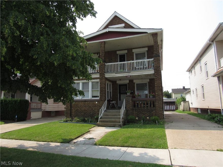 Large 2 family home. Live in one unit and let the 2nd unit pay the mortgage! 2 car garage! 2 br units! Hurry, this won't last!