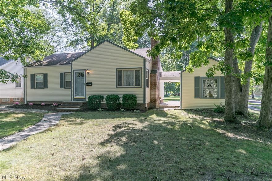 One owner ranch that's been meticulously taken care of through the years. This home sits very close to the dead end of the street and within seconds to Nathan Hale Park. Walking in you will find a large living room with a wood burning fireplace that is open to the dining room and the kitchen. Original hardwood floors through most of the home, still in great condition! All appliances stay! Updates include the kitchen (2010), and waterproofing of most of the basement with a 20 year transferable warranty. The attic is a walk up which is perfect for access to storage or possible future expansion with some creativity. Outside you will find a one car garage that's connected to the home with a covering from the man door and a large yard, perfect for little ones to run around or for a dog. Home is located to shopping and dining, Tri-C, Parma Hospital and the Shoppes at Parma.