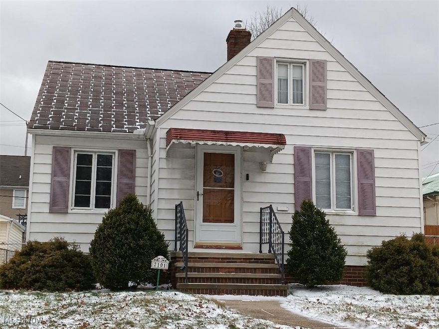 Situated in a Great Location near the Intersection of Memphis and Ridge Roads this Home has the Possibility of Becoming a Great Starter Home or Investment Opportunity*Handyman Wanted to Improve this 2 Bedroom Home with Second Floor Expansion Space for a Third or Fourth Bedroom which  is Already Fully Insulated*Full Basement*Hardwood Floors*Central Air*Fenced in Backyard*2 Car Wide Garage with Single Door*All Appliances Stay and Immediate Occupancy*Newer Furnace and Water Tank*Two Bathrooms*Decorative Fireplace in Large Living Room*