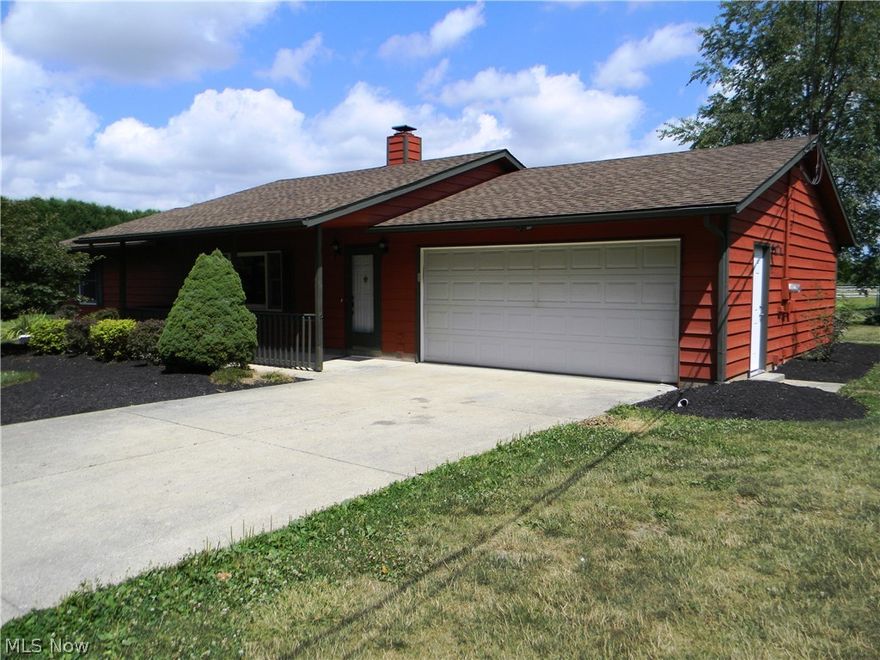 Terrific Ranch Home In a Country Setting on Over 2 Acres Just Minutes From I-71 & I-76. Exterior Has Fresh Paint on the Cedar Siding Along With a Newer Roof. A 30 x 40 Barn Can Be Used for Horses or Toys Complete With 60 Amp Electric And a Pasture. Extra 10 x 18 Storage Shed For More Animals or Yard Implements. Interior Has Complete New Paint. Kitchen is Very Modern with S.S. Appliances and L.E.D. Lighting. Wood Burning Heat-O-Lator Fireplace Can Heat Entire Home if Desired. Two Full Baths That Have Been Totally Remodeled Including Master. Upgraded Light Fixtures. Relax on the Great Front Porch and on The Rear Deck Complete with Hot-Tub. Very Private Lot. Have Your Favorite Realtor Show It To You Today!