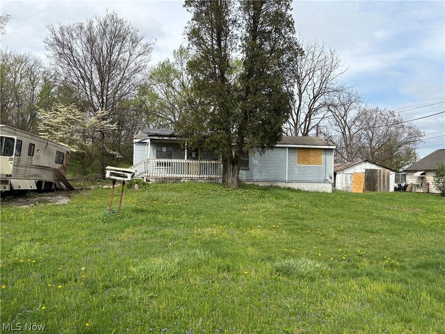 Bring your imagination to this 2 acre property in fabulous Canton South. Home on first parcel needs extensive repairs and renovations, or maybe you just want to build your dream home instead. There is a double wide to the rear of the property that the seller does not have the deed and there appears to be a shared well between the two properties. The second, vacant parcel is also .95 acres with plenty of room to roam for the kids or maybe the dogs. Sold as-is.