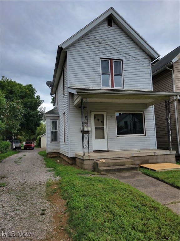 This 3 bedroom 2 bath home is ready for a new owner. The main floor of this home has a laundry area, one bedroom, full bath, living room, and kitchen. There are 2 bedrooms and a full bath on the second floor. Outside there is a 22x36 cement block garage. It is not known whether the plumbing to the bathroom in the garage works. There is currently no electric in the garage. The seller is offering a painting allowance at closing.