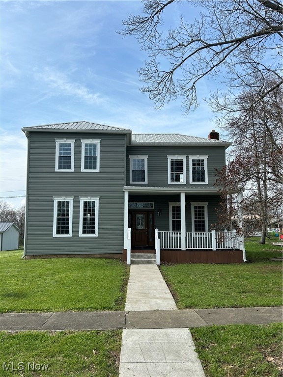 This home was gutted and restored in 2020. All new wiring, plumbing, and central air conditioning. Basically a newer home with an . older structure. Exterior updates include new exterior doors, vinyl windows, vinyl siding, gutters, and vinyl porch railing. Interior updates include new drywall, trim, interior doors, light fixtures, kitchen cabinets & bathroom vanities, trayed ceilings (LR & Kitchen), and flooring. Appliances include refrigerator, electric range, dishwasher, microwave, and washer & dryer. Home is located in East Muskingum Schools. Large yard with endless possibilities. This kind of updated space for this price is rare. Don't let this one get away.