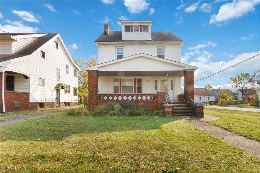 Welcome home to 13604 Maplerow—a charming 4-bedroom, 1-bath Colonial perfectly perched on a spacious corner lot. With timeless curb appeal and a welcoming front porch, this home blends classic character with everyday comfort. Step inside to find a bright and functional layout featuring a cozy living room, a dedicated dining space, and a kitchen ready for your personal touch. Upstairs, four generously sized bedrooms provide space for everyone—whether you need extra room for family, guests, or a home office. The full bathroom is centrally located, and the home’s layout offers flexibility for future updates or expansion. Outside, enjoy the extra yard space that comes with a corner lot—ideal for outdoor entertaining, gardening, or simply relaxing on your porch and watching the neighborhood go by. Detached 2 car garage. Conveniently located near schools, parks, and shopping, this home is a great fit for anyone looking for classic charm with room to grow. Schedule your showing today!