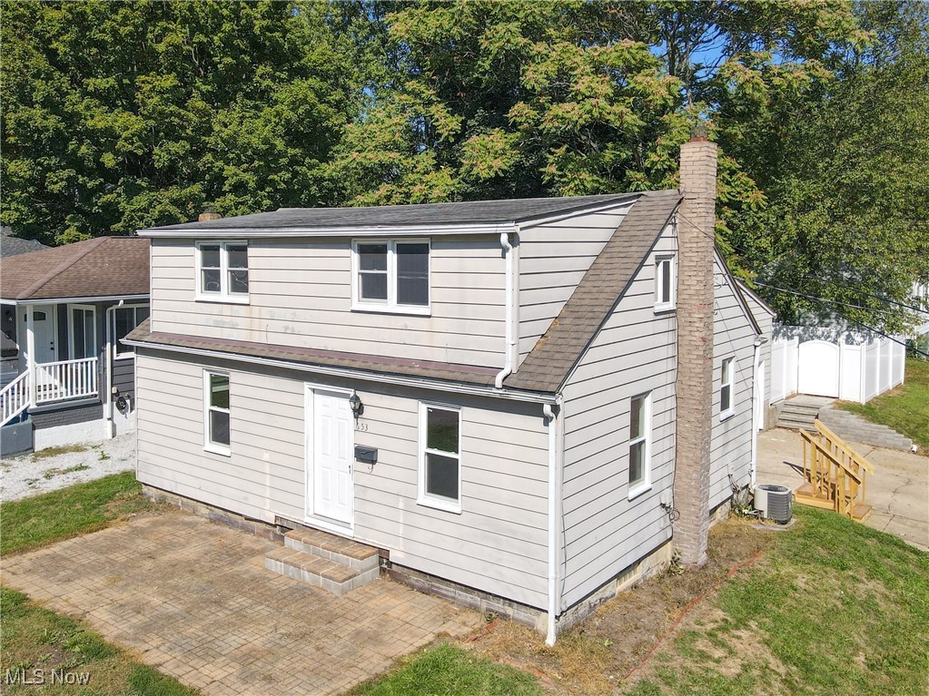 Welcome to this Cape Cod style home that holds so many opportunities and so much potential for its next home owner. 653 Washington Ave. Barberton OH 44203 has been modestly updated throughout with a neutral color palette to create a clean and fresh atmosphere. You will enjoy plenty of storage space in the galley kitchen which boasts stainless steel appliances, newer countertops, backsplash, and two toned upper and lower cabinets. There is no lack of space for all your family members, friends, and pets with the choice of hanging out in the family room or in the added living room. This home features 4 bedrooms and 2 full bathrooms. Two bedrooms and 1 full bathroom on the main level, 2 bedrooms on the second level, and another full finished bathroom in the basement. Feel safe and secluded while letting the dogs run around and kids play freely in the fully fenced-in private back yard. With some of your love and personal touches on the exterior of the property, you’ll easily make this house your new place to call home! Call your agent and come tour 653 Washington Ave. Barberton OH today!