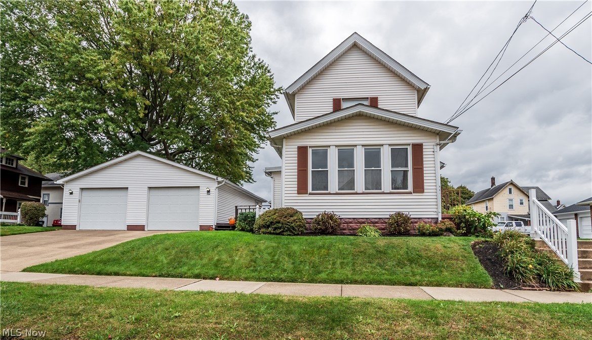 Welcome to 704 11th St, located just minutes from downtown Massillon. This well maintained century home has so much to offer- from its spacious kitchen, good sized bedrooms, large living spaces, and huge deck to the oversized two car garage, this would really be a great place to call home. Recent updates at the beginning of 2020 include, a new furnace, all-new duct work, new plumbing and electrical throughout; new electrical panel, new cabinets, as well as new flooring throughout. This home is very much move-in ready! Do not miss your chance to make this house your home! Schedule your private showing today!