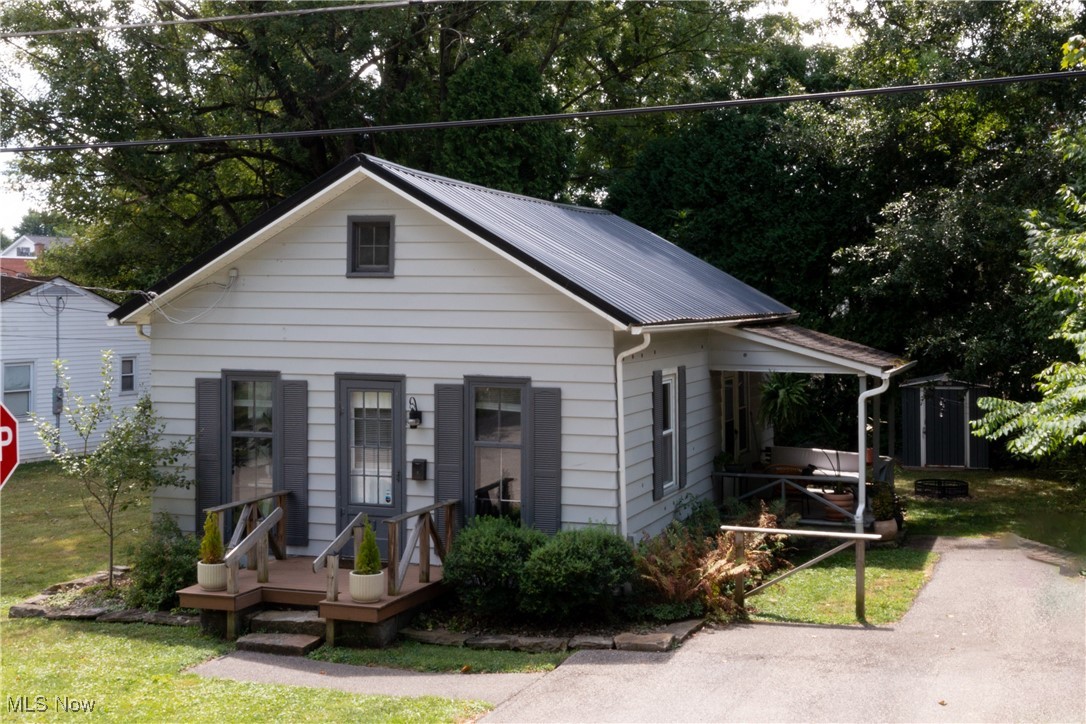 Come and see this one of a kind opportunity in the heart of desirable Poland Village. Originally built in 1854 this darling cottage has seen significant upgrades and remodeling while retaining its charm with original wood floors and features. With a surprising 700 sqft of living space, this little gem offers plenty of room for a first home buyer or for snowbirds who needs a place to stay for the summer months. Lots of storage space in the loft/attic.
Close to all the shopping and restaurants you will need yet tucked away on a quiet street with easy access to HWY 224, 680 or 170.
So many upgrades including metal roof, furnace & AC.
Open home on Sunday 24th of August.
Buy this property with a view to make it your residence or as an investment. Currently occupied by a stable tenant who would be happy to stay and sign a new lease. Turn key investment opportunity.
Should you like to expand with an addition or garage space the neighbor to the west has committed to selling an additional 10 feet of property to facilitate that expansion.