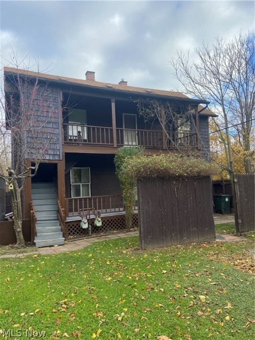 Attention investors!  Great opportunity here!  Very well cared for, two unit up and down duplex!  Super clean and freshly painted throughout!  Each unit features a nice large porch, spacious living room, kitchen, bath and two bedrooms.  Roof is 5 years old.  Both furnaces 10-15 years old and serviced regularly.  Hot water tanks are 2 years old. Large, clean, full basement under home with plenty of storage space.  Move in ready!  Each unit can easily rent for $400 or more per month plus utilities.  Very solid home here! Cash only.  As-is.  Call today for a private showing!