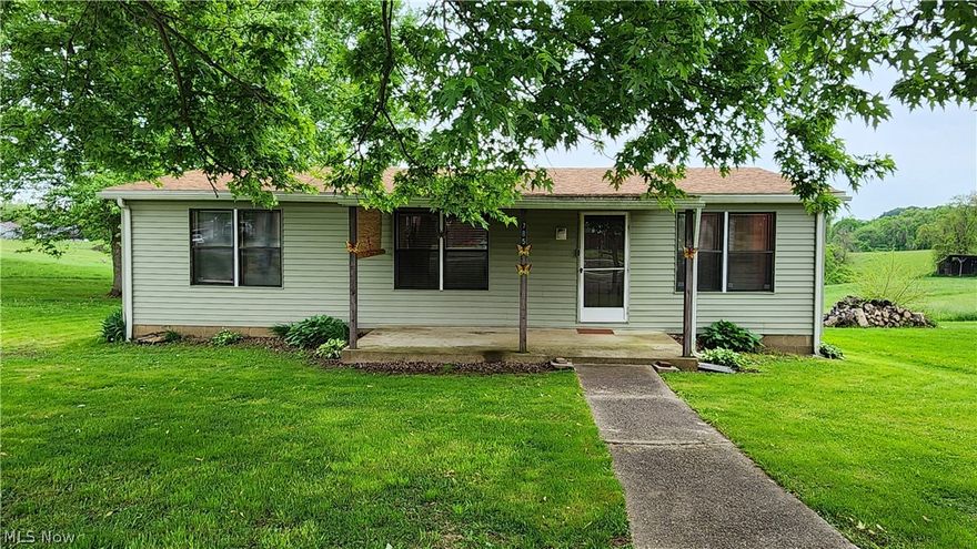 Come see this charming country home nestled on nearly 3/4 of an acre. Featuring 3 bedrooms, 2 full bathrooms, and convenient first-floor laundry, this property offers comfort and functionality. Recent updates enhance its appeal, with a new roof, vinyl siding, gutters, and downspouts installed in 2020, along with a brand-new HVAC system added in 2023. The main water line was just replaced in May 2024. Don’t miss the opportunity to call this your home just in time for summer. Call your agent today to schedule an appointment!