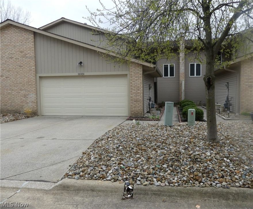 Step into this 3 Bed / 2.5 Bath Condo Townhome, where comfort meets convenience in 2,038 sq. ft. of space, complete with a handy 2-car garage. Nestled in a serene neighborhood, this home is a prime location on a peaceful street. The airy livingroom, features a woodburning fireplace and a dining area that spills out onto your own private patio. The kitchen does need a little TLC but comes with a spacious walk-in pantry to stash all your goodies. Upstairs, the Owner’s suite is a retreat with its double closets and a posh master bath. There are two more bedrooms and another bathroom upstairs, offering views of the lush surroundings. There's a convenient laundry room on the first floor to make chores a breeze. While the furnace may have a few years under its belt, the gutters and garage door springs are a little newer! And hey, furry friends are more than welcome here. With amenities like the Rec Center, parks, and library just a stone's throw away in Middleburg Heights, the fun never ends.  Bring those offers!!!