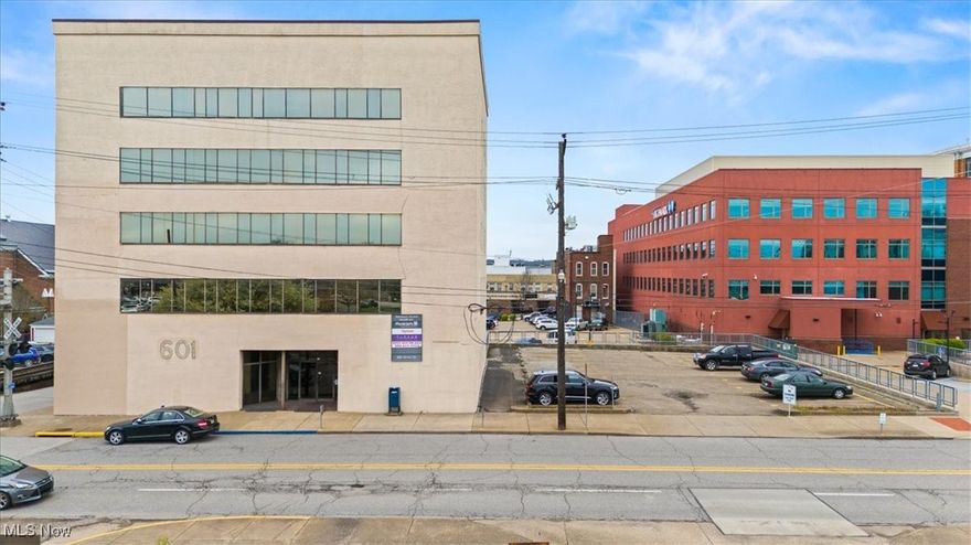 Take advantage of this Opportunity to own this Five Story Building in a Valuable Downtown Commercial Location. (Approx 20,000+ total Square/Footage) Featuring an Elevator, New Roof in 2024, Great views of downtown Parkersburg and a 45-50 car parking lot. This building can be used for Corporate, Medical or legal Offices. Also has the potential to convert any of the floors to residential - Multifamily units. 11 foot unfinished ceiling height. Floors One and Five are currently leased. Call agent 24 hours in advance for details and to set up showings.