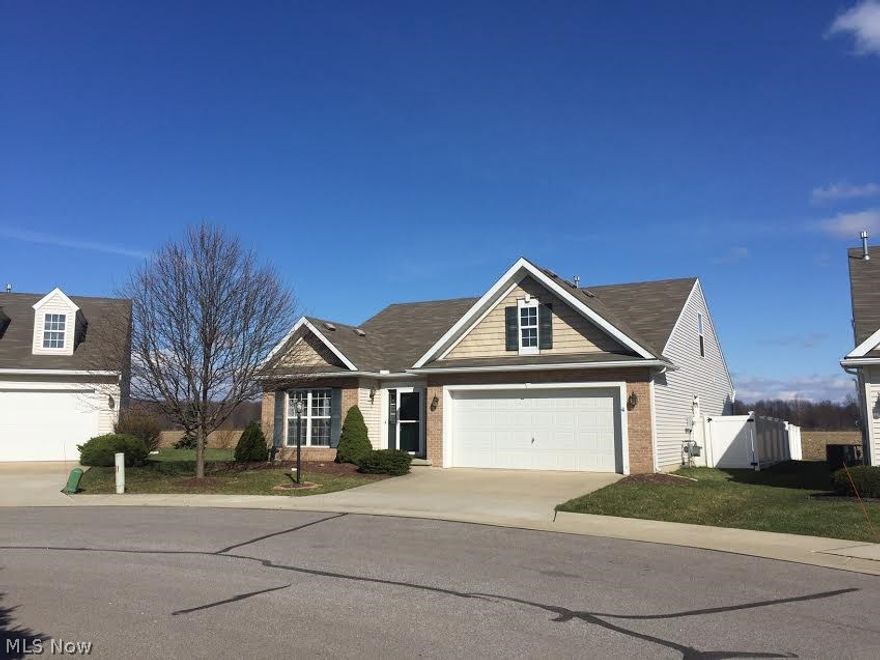 possible 4 bedroom, 2 bath,  first floor master with bath. first floor laundry.  front living room could be bedroom ; presently used as office. Kitchen has a large island, all appliances in kitchen included, wood burner heat in living/ family room.  The upstairs was recently finished; upstairs could be used as a  third or fourth bedroom, has a large closet space; full carpeting.  or can be used as a family room.;  full privacy white vinyl fence and patio. Located in the beautiful Waterbury community.  Home is on a small cul de sac.   off the main street of stonegate circle out of the way of  neighborhood traffic { a  real plus},Drapes DO NOT Stay